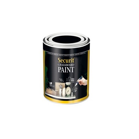 PITTURA LAVAGNA NERO 250ML (5MQ) SECURIT - PNT-BL-SM
