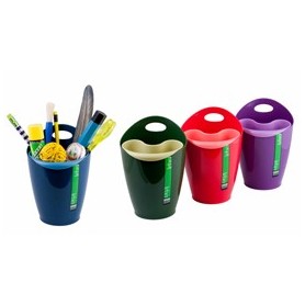 BICCHIERE PORTAPENNE 2IN1 MIX 4 COLORI 80291 LEBEZ - 80291