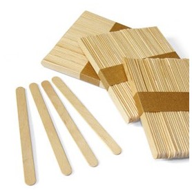 SET 50PZ STECCHE IN LEGNO DIM. 10X115MM DECO - 1718