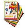 FELTRO COLORATO 21X30CM COLORI ASSORTITI CONF.10 FOGLI DECO - 7653