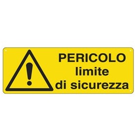 CARTELLO ALLUMINIO 35X12