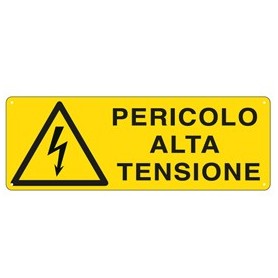 CARTELLO ALLUMINIO 35X12