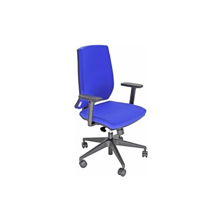 POLTRONA SEMIDIREZIONALE LA1E NO FLAME BLU C/BRACC. - LA1E/BR2D/IB