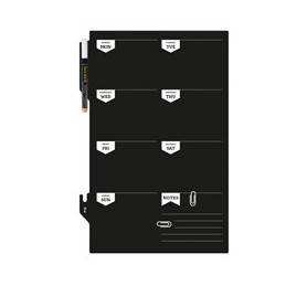 LAVAGNA DA PARETE WEEKPLANNER 30X45CM SECURIT - FB-PLAN