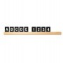 KIT MENSOLA PORTAMESSAGGI TEAK + 169 TESSERE LETTER BOARD SECURIT - LES-TE-100