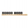 KIT MENSOLA PORTAMESSAGGI NERO + 169 TESSERE LETTER BOARD SECURIT - LES-BL-100