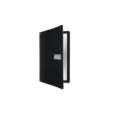 PORTA MENU' A4-24X33CM NERO ROYAL CON 1 INSERTO DOPPIO - MC-LR-A4-ROBL