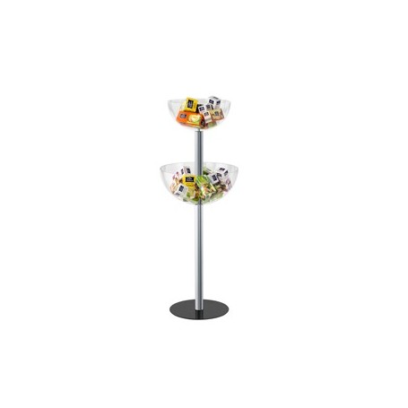 EXPO CONTENITORE CON 2 SEMISFERA Ã40CM / Ã50CM - H116CM - SPH402/F4050