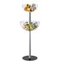 EXPO CONTENITORE CON 2 SEMISFERA Ã40CM / Ã50CM - H116CM - SPH402/F4050