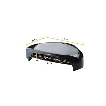 SUPPORTO MONITOR C/VASCHETTA E SCOMPARTI 8020801 FELLOWES - 8020801.