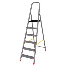 SCALA ALLUMINIO DOMESTICA 6 GRADINI STELLA BASIC - 21026