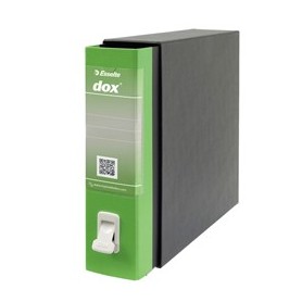 REGISTRATORE DOX 2 GREENERY DORSO 8CM F.TO PROTOCOLLO ESSELTE - D26226