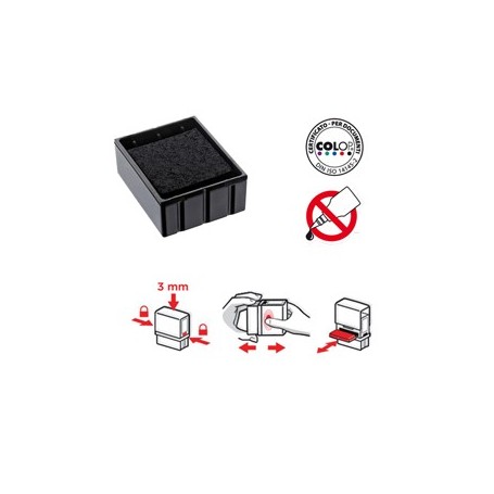 TAMPONE COLOP E/Q24 NERO - E/Q24