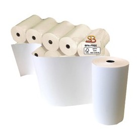 BLISTER 10 ROTOLI CARTA TERMICA 55GR BPA FREE 57MM X 25MT (PER CALC./STAMP.) - 3120057025CX
