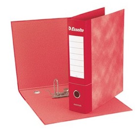 REGISTRATORE ESSENTIALS G72 ROSSO DORSO 5CM F.TO COMMERCIALE ESSELTE - 390772160
