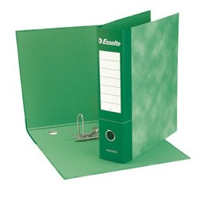 REGISTRATORE ESSENTIALS G72 VERDE DORSO 5CM F.TO COMMERCIALE ESSELTE - 390772180