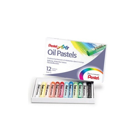 ASTUCCIO 12 PASTELLI A OLIO PENTEL ARTS - 100524
