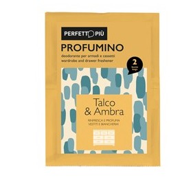 CONF. 2 BUSTE PROFUMINO TALCO E AMBRA PERFETTO - 17902