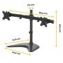 BRACCIO PORTAMONITOR DOPPIO ORIZ AD APPOGGIO LIBERO PROFESSIONAL SERIES FELLOWES - 8043701