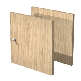 COPPIA ANTINE ROVERE PER LIBRERIA RAINBOW - 2A MAXC/C