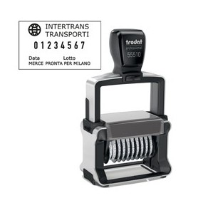 TIMBRO PROFESSIONAL 4.0 55510/PL NUMERATORE 10 COLONNE 5MM AUTOINCH. TRODAT - 120205