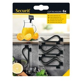 SET 6 SUPPORTI CLIP PER TAG SECURIT - TAG-HLD-CP