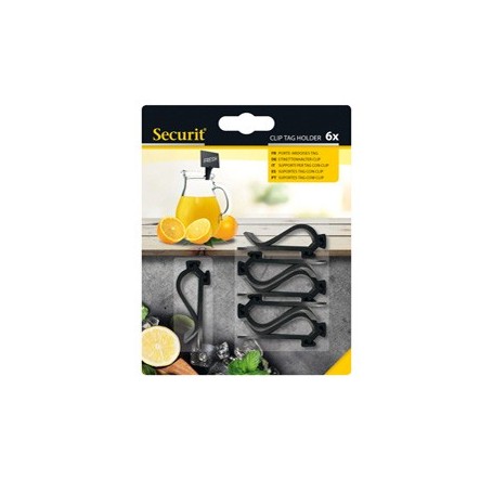 SET 6 SUPPORTI CLIP PER TAG SECURIT - TAG-HLD-CP