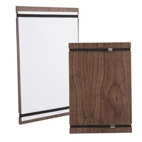 PORTA MENU' TABLET IN LEGNO CON ELASTICI 32X22CM SECURIT - MC-WALA4-RB