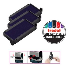 BLISTER DA 3 TAMPONI 6/4910 BLU TRODAT - 1427