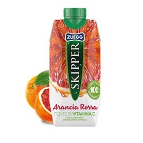 SUCCO SKIPPER GUSTO ARANCIA ROSSA BRICK 330ML ZUEGG - ZUFRO