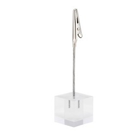 SET 6 PORTA TAG A PINZA IN ACRILICO TAG-HLD-AC SECURIT - TAG-HLD-AC