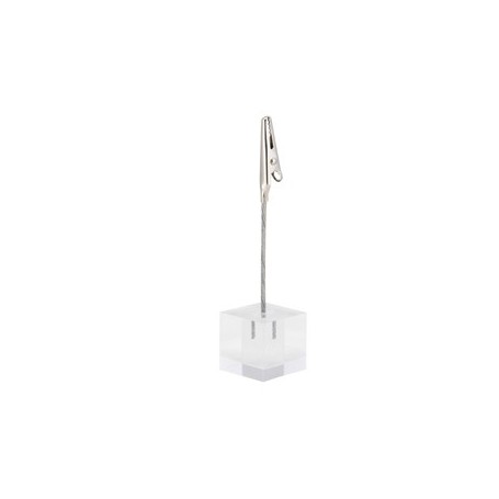 SET 6 PORTA TAG A PINZA IN ACRILICO TAG-HLD-AC SECURIT - TAG-HLD-AC