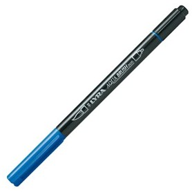 PENNARELLO A 2 PUNTE AQUA BRUSH DUO BLU COBALTO CHIARO LYRA - L6520044
