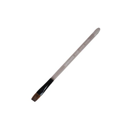 PENNELLO PELO PONY PIATTO QUADRATO GRADUATE N.3/4 MANICO CORTO DALER ROWNEY - D212159075