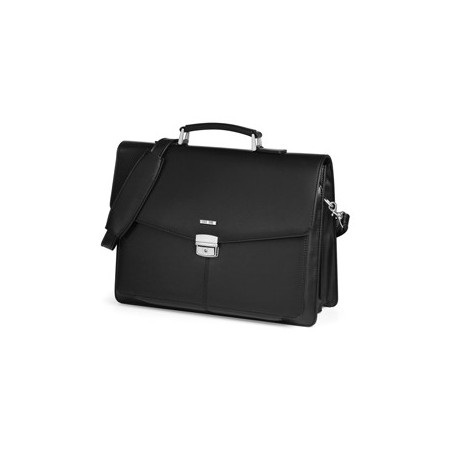 CARTELLA IN SIMILPELLE NERO DIM. 41X32X16CM CITY TIME - 61334.