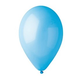 BUSTA 16 PALLONCINI IN LATTICE Ã30CM CELESTE BIG PARTY - 72772.