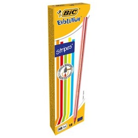 SCATOLA 12 MATITE EVOLUTION STRIPES BIC - 918487