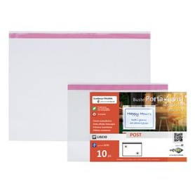 10 BUSTE PORTA AVVISI ORIZZONTALI POST A4 - 30X22 CM SEI ROTA - 410030