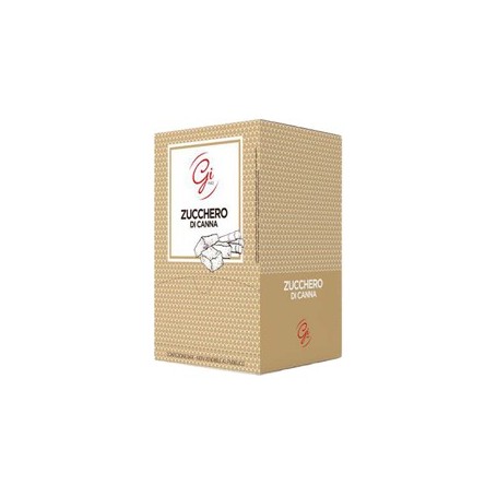 1KG ZUCCHERO DI CANNA IN BUSTINE MONOPORZIONE DA 5GR CAD. (200 BUSTINE) VIANDER - 7034