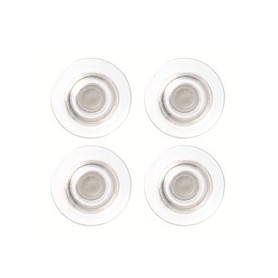 BLISTER 4 MAGNETI EXTRA-FORTI TRASPARENTI Ã32MM NOBO - 1904116