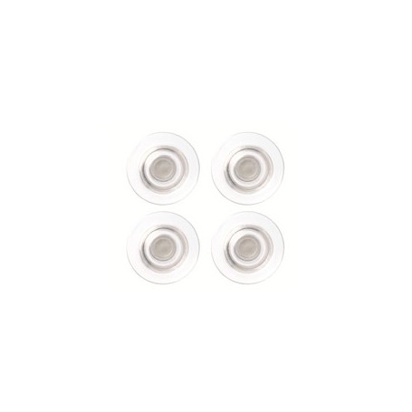 BLISTER 4 MAGNETI EXTRA-FORTI TRASPARENTI Ã32MM NOBO - 1904116