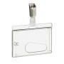 50 PORTABADGE RIGIDO CON CLIP 54X87MM 8950 DURABLE - 8950-19