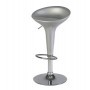 SGABELLO BAR IN ABS E ACCIAIO H55/78CM GRIGIO - HC148G
