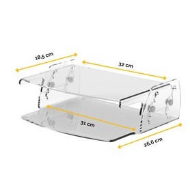 SUPPORTO MONITOR REGOLABILE CLARITYÂ¢ - FELLOWES - 9731101