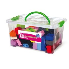 BAULETTO 70 MATTONCINI DA COSTRUZIONE MIDI IN COLORI ASSORTITI CWR - 12353/1