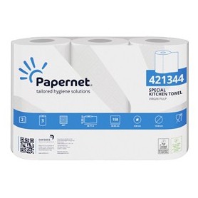 PACCO 3 ROTOLI ASCIUGATUTTO PROFESSIONALE 2 VELI 158 STRAPPI - 421344