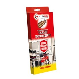 BLISTER CON 2 TRAPPOLE ADESIVE PER TARME IN INDUMENTI PROTEMAX - PROTE349