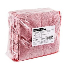 PACK 10 PANNI MICROFIBRA 40X40CM ROSSO ULTREGA PERFETTO - 26601