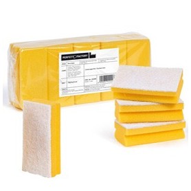 PACK 10 SPUGNE GIALLO PRO COLOR PERFETTO - 0220B