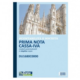 BLOCCO PRIMA NOTA CASSA/IVA 50/50COPIE AUTOR. 29